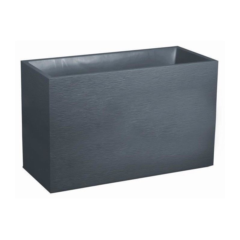 Jardiniere Muret Eda Graphit 116 L 995 X 395 X H 60 Cm Gris Anthracite