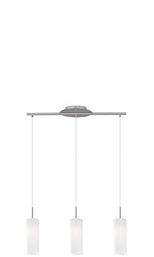 Suspension a 3 lampes TROY blanche