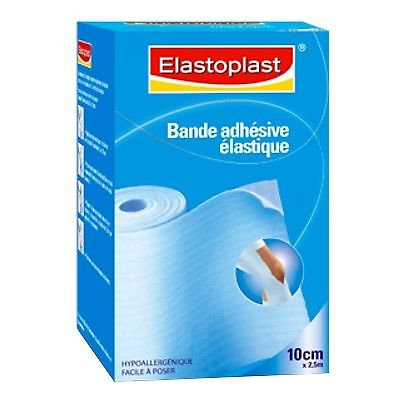 ELASTOPLAST BANDE ADHESIVE ELASTIQUE 10CMX2.5M