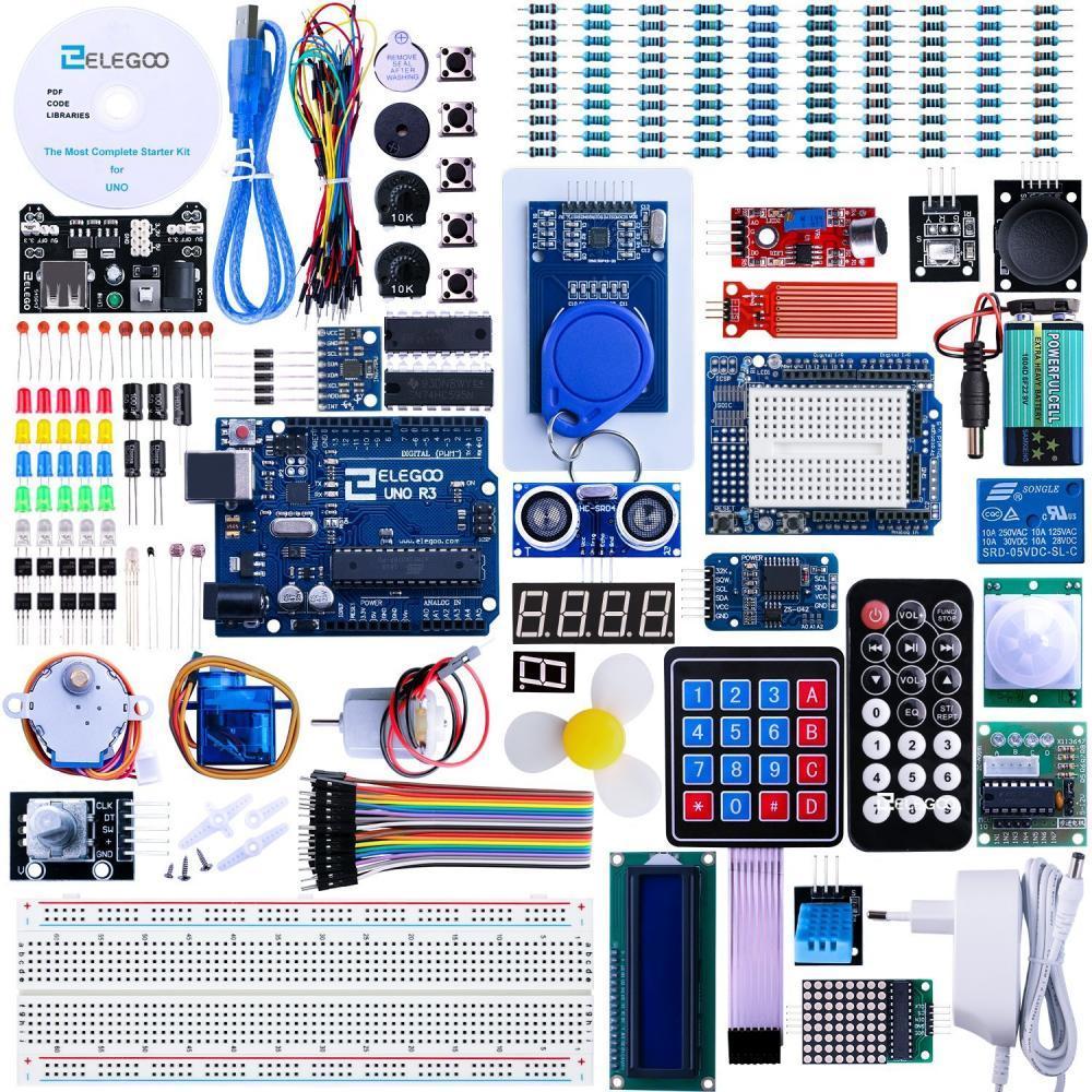 Elegoo Arduino-Compatible Carte UNO R3 Starter Kit De Demarrage avec Guide d?