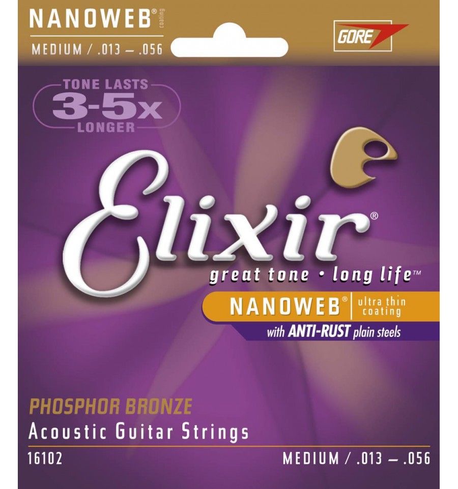 Elixir - Jeu De Cordes - Phosphore And Bronze - M 13-56