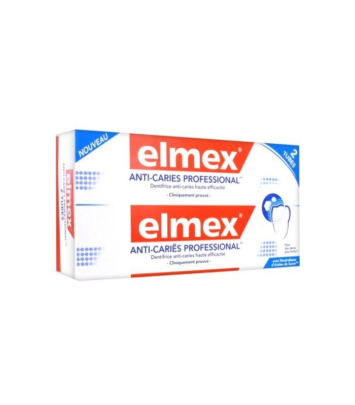 Elmex Anti Caries Professional Dentifrice Lot De 2 X 75ml