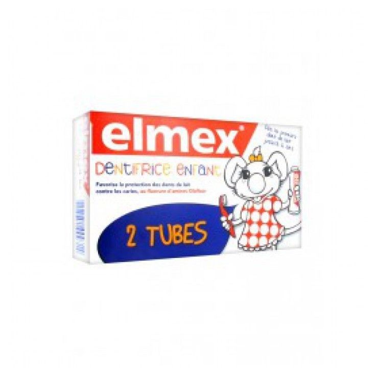 Elmex Dentifrice Enfant Lot de 2 x 50ml