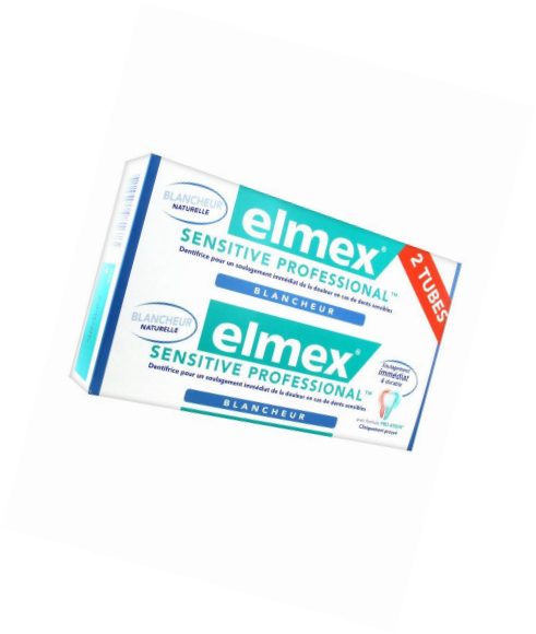 Elmex Sensitive Professionnal Blancheur Lot De 2 X 75ml