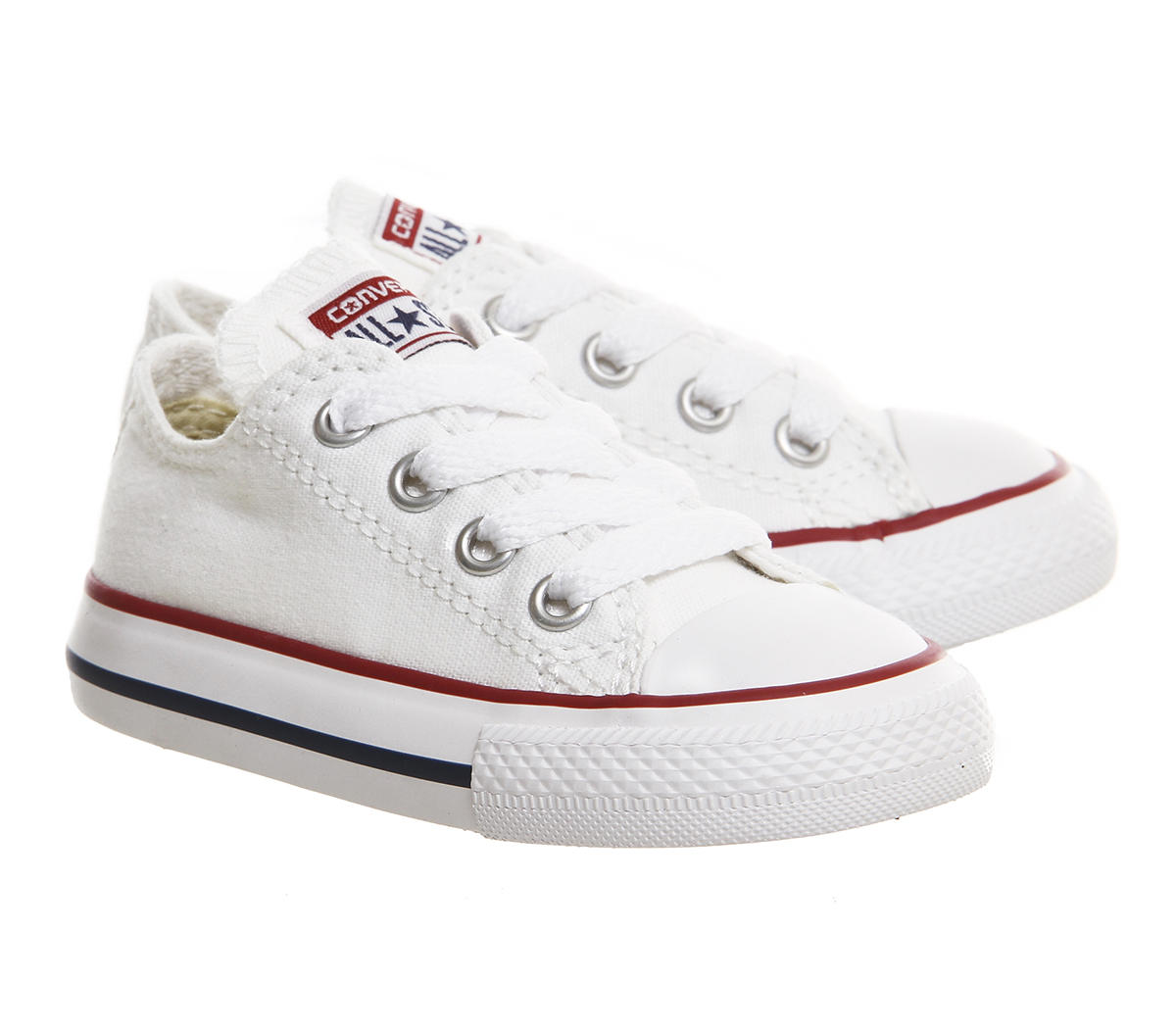 Baskets Basses Enfant Converse Chuck Taylor All Star Core Ox Blanc 20,21,22,23,24,25,26 Garcons