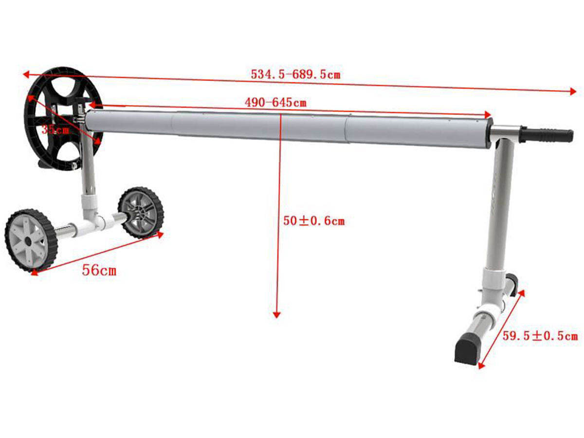 Enrouleur Pour Piscine Enterree De 4.90 A 6.45 M