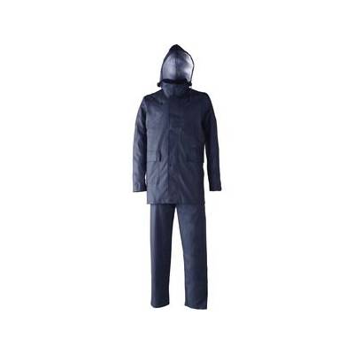 Ensemble De Pluie Pu/pvc Bleu Marine Singer - Taille M - Vplrainy02