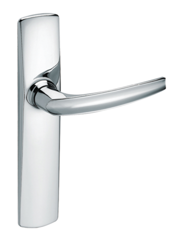 Ensemble de porte BEZAULT - Ligne Angers - Bec de cane - Chrome - 71488