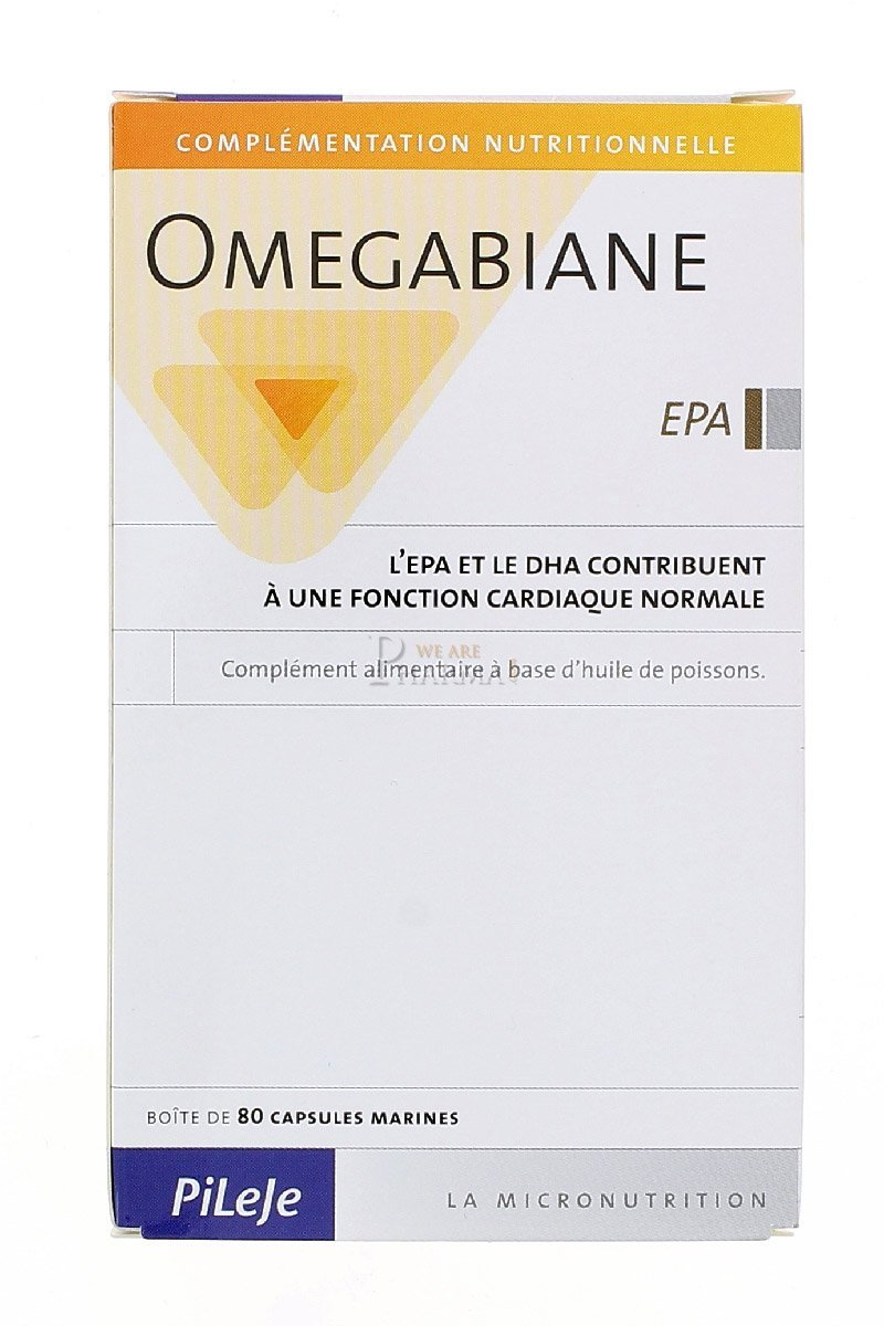 Pileje Omegabiane Epa 80 Capsules