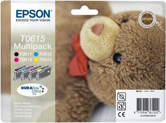 Epson Teddybear Multipack 4 Ink Cartridg...