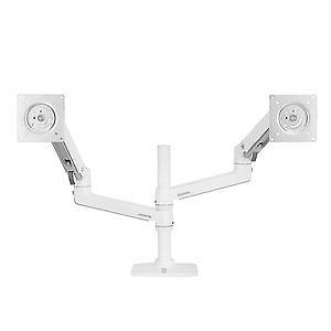 Support Tv Ergotron Series 45 24 Pouces Capacite 18 Kg Reglage Hauteur Blanc