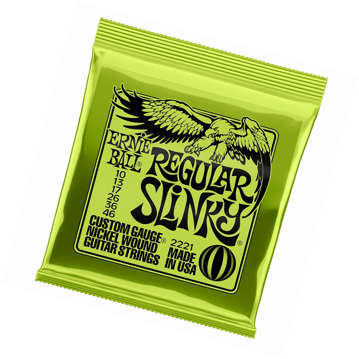 Cordes Pour Guitare Electrique Ernie Ball Regular Slinky Nound - Calibre 10-46