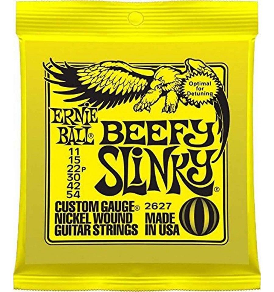 Cordes Pour Guitare Electrique - Ernie Ball - Slinky 2627 - Beefy  - 011-054