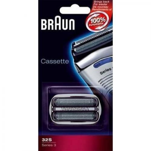 Tete De Rasoir Compatible Avec Les Rasoirs Series 3 Et 5 Braun 52b Noire