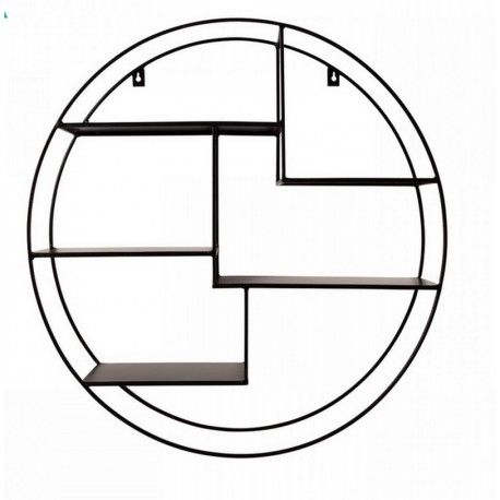 Etagere Murale Ronde En Metal 5 Niches Expo - Zago