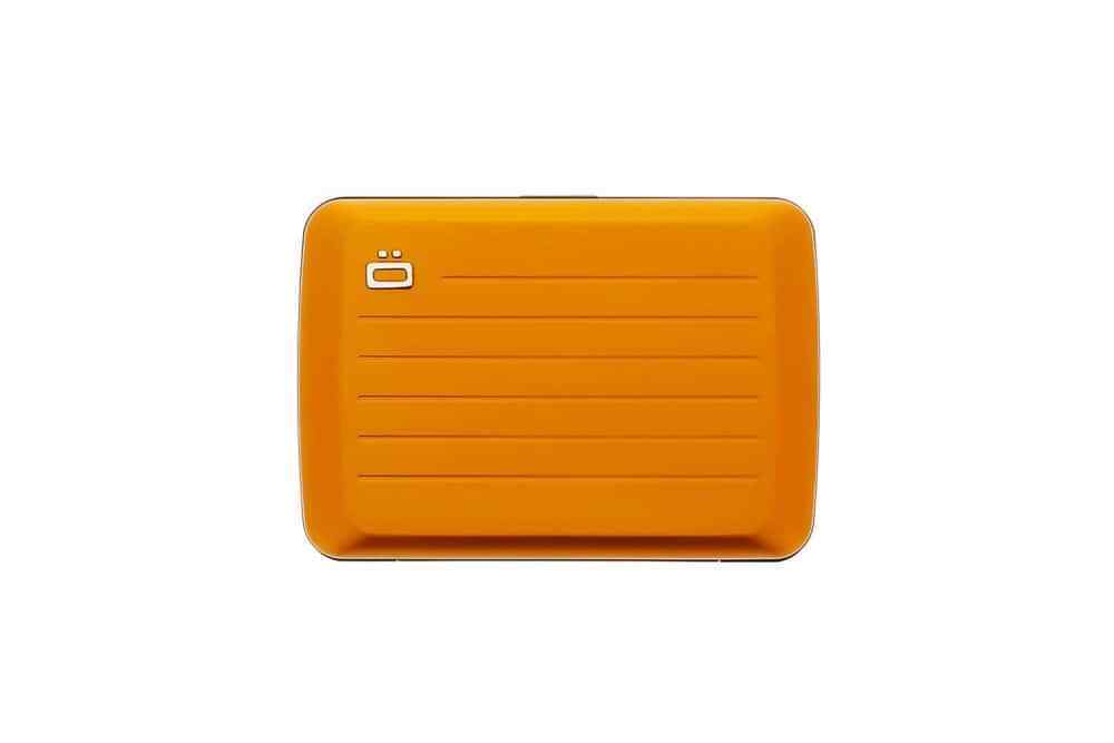 Portefeuille Ögon Design Smart Case V2 - Orange - Aluminium Anodise