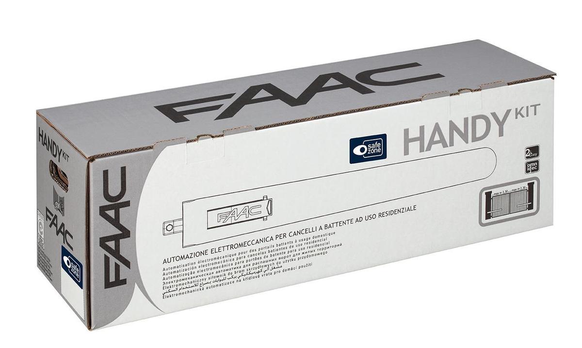 KIT HANDY FAAC Automatismes pour portail battant 2,3M 24V SAFE integral