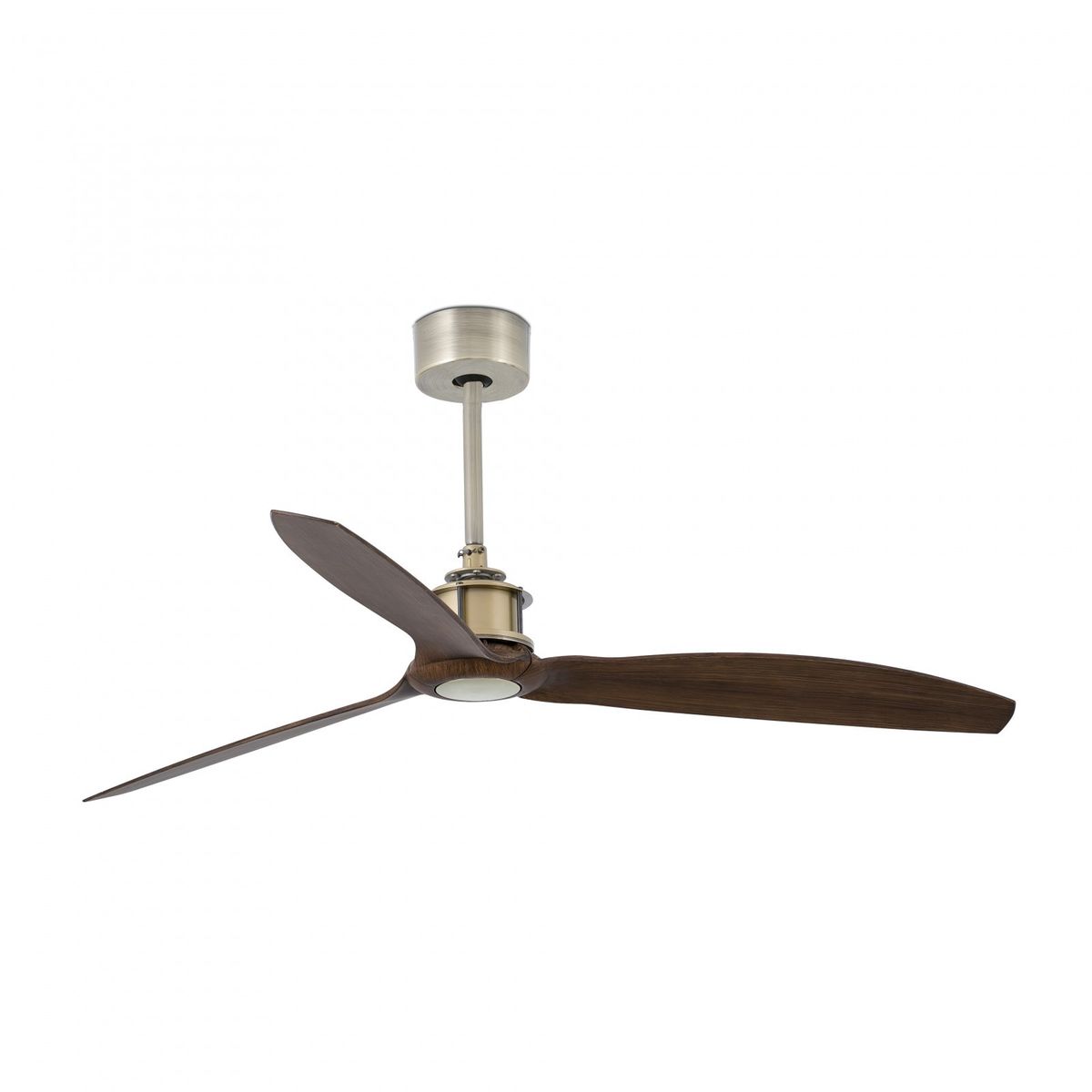 Plafonnier Faro Just Fan M-ventilateur De Plafond 3 Pales Acier/pc Ø128cm Dore