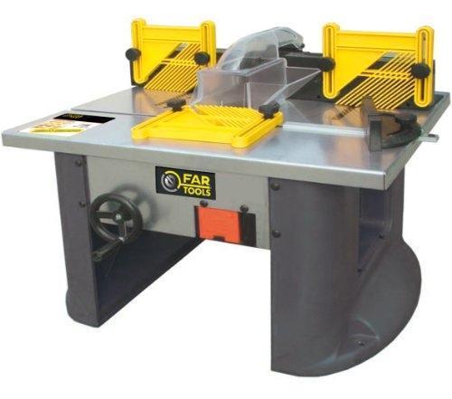 Defonceuse Sur Table - Fartools - Mr 40p - 1500 W - Table En Fonte - Arret Durgence