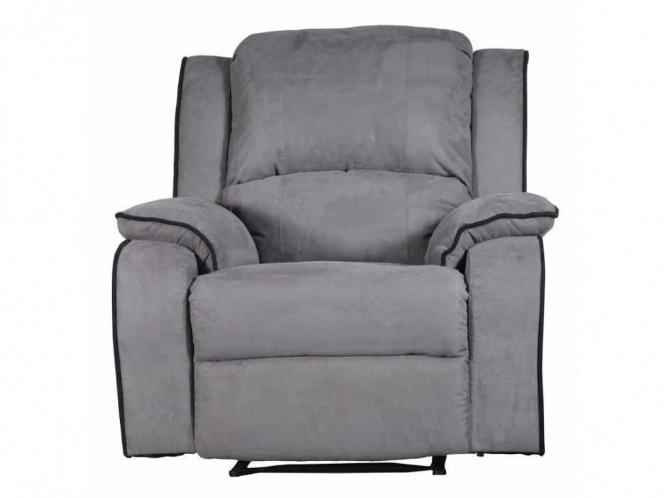 Fauteuil relax en microfibre HERNANI Gris