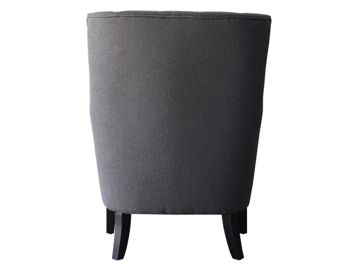 Habitat & Jardin Fauteuil En Tissu Gris 76 X 83 X 100 Cm Gris 76x100x83cm