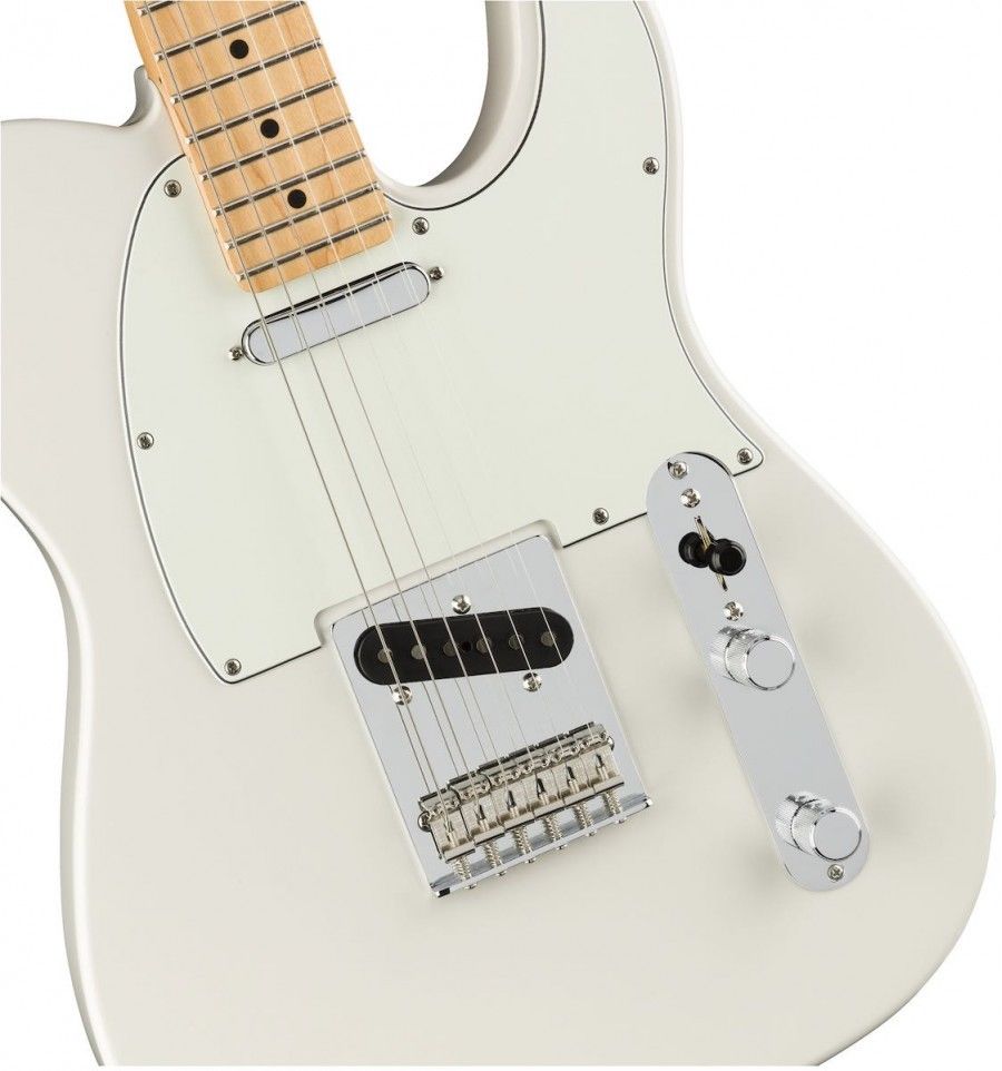Fender Player Telecaster - Manche Erable - Polar White - Guitare Electrique