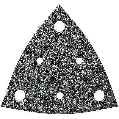 Feuille abrasive triangulaire perforee boite de 50 pieces grain 100