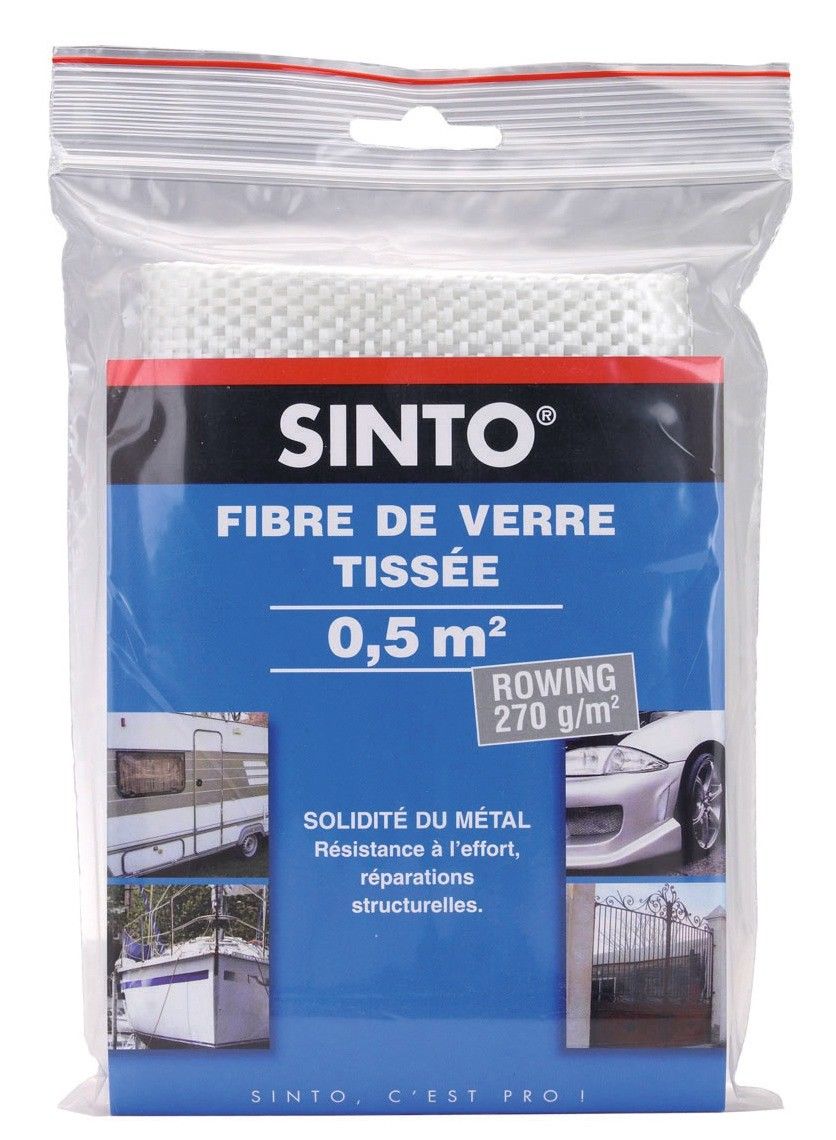 Tissu De Reparation 270gr Fibre De Verre Tissee Rowing 05m