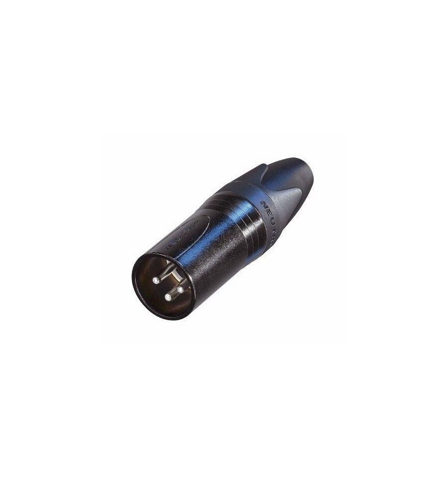 Neutrik Nc3mxx-b - Connecteur Xlr 3 Pôles Male Noir Avec Des Contacts Dores , Male - Connecteur Xlr 3 Pol.