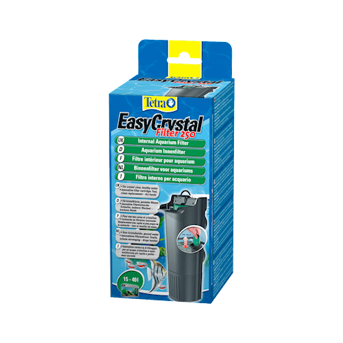 Filtre d'interieur EasyCrystal Filter BoxTetra pour aquarium Debit 250 L/h
