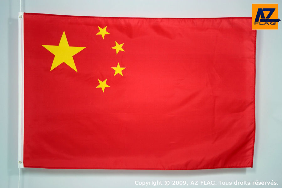 Az Flag Drapeau Chine 150x90cm - Drapeau...