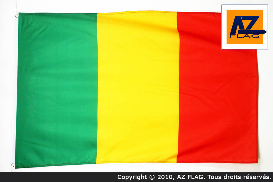 Az Flag - Drapeau Mali - 150x90 Cm - Dra...