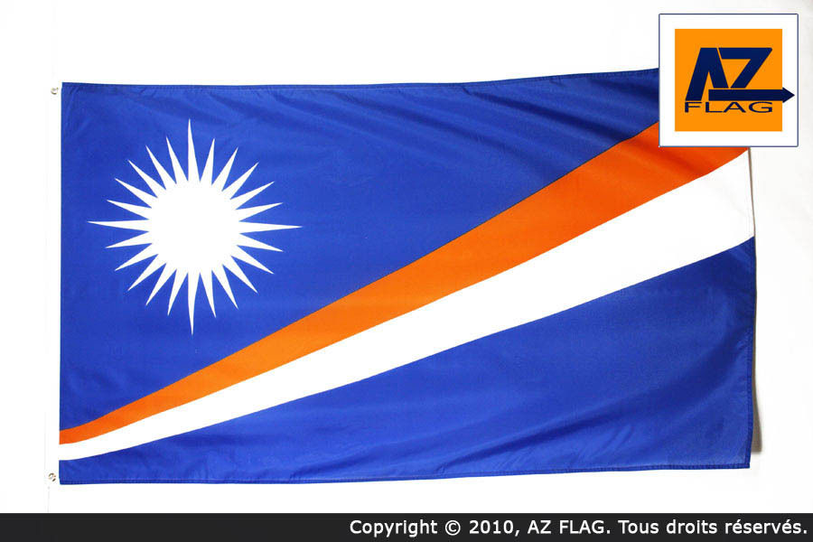 MARSHALL ISLANDS FLAG 3' x 5' - MARSHALLESE FLAGS 90 x 150 cm - BANNER 3x5 ft Hi