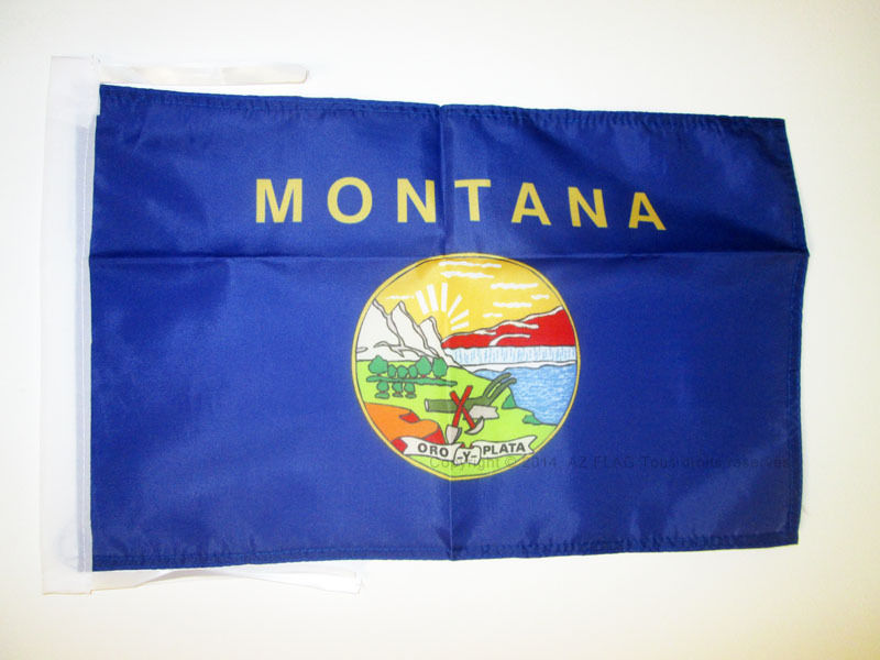 Az Flag Drapeau Montana 45x30cm - Pavill...