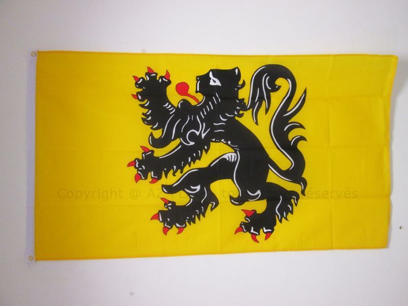 NORD-PAS-DE-CALAIS FLAG 3' x 5' - FRENCH REGION OF NORD-PAS-DE-CALAIS FLAGS 90 x