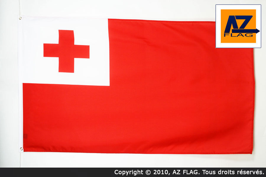 TONGA FLAG 3' x 5' - TONGAN FLAGS 90 x 150 cm - BANNER 3x5 ft High quality - New