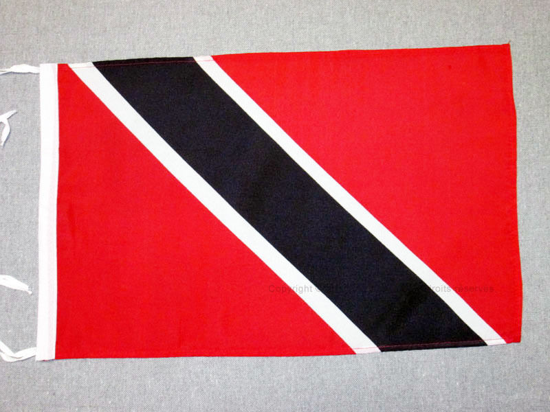 FLAGGE TRINIDAD UND TOBAGO 45x30cm mit kordel - REPUBLIK TRINIDAD UND TOBAGO FAH