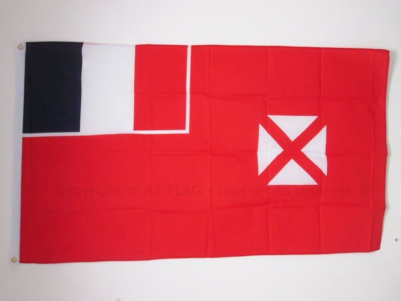 WALLIS AND FUTUNA FLAG 3' x 5' - WALLISIAN - FUTUNAN FLAGS 90 x 150 cm - BANNER