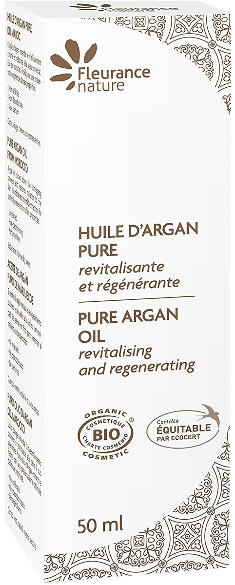 Fleurance Nature Huile D'argan 100% Pure Bio 50 Ml - Flacon 50 Ml