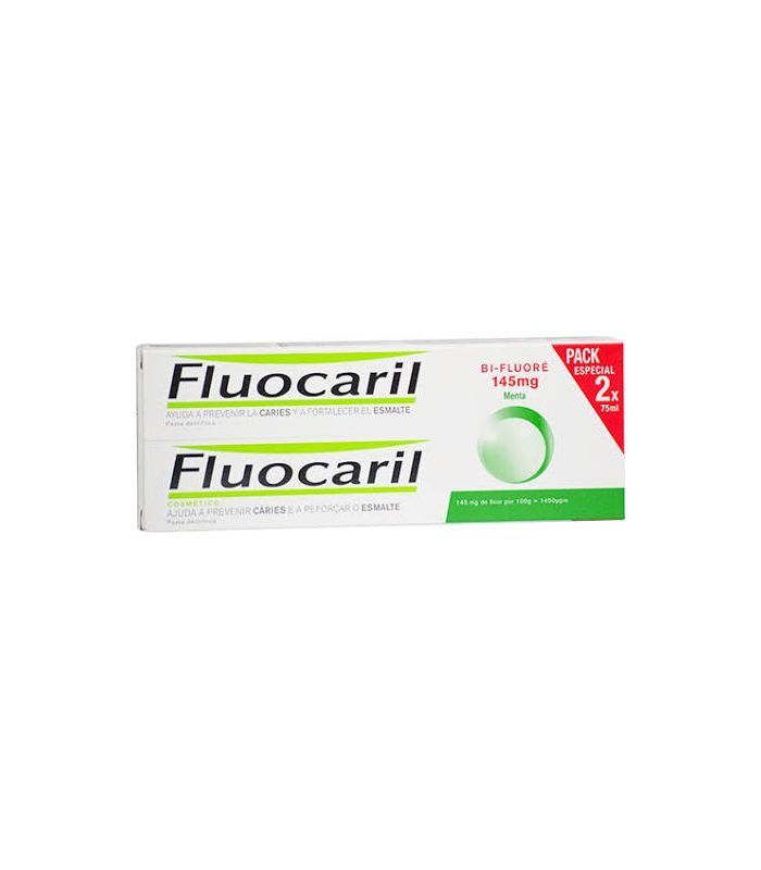 Fluocaril Dentifrice Bi Fluore 145mg Menthe 2x75ml