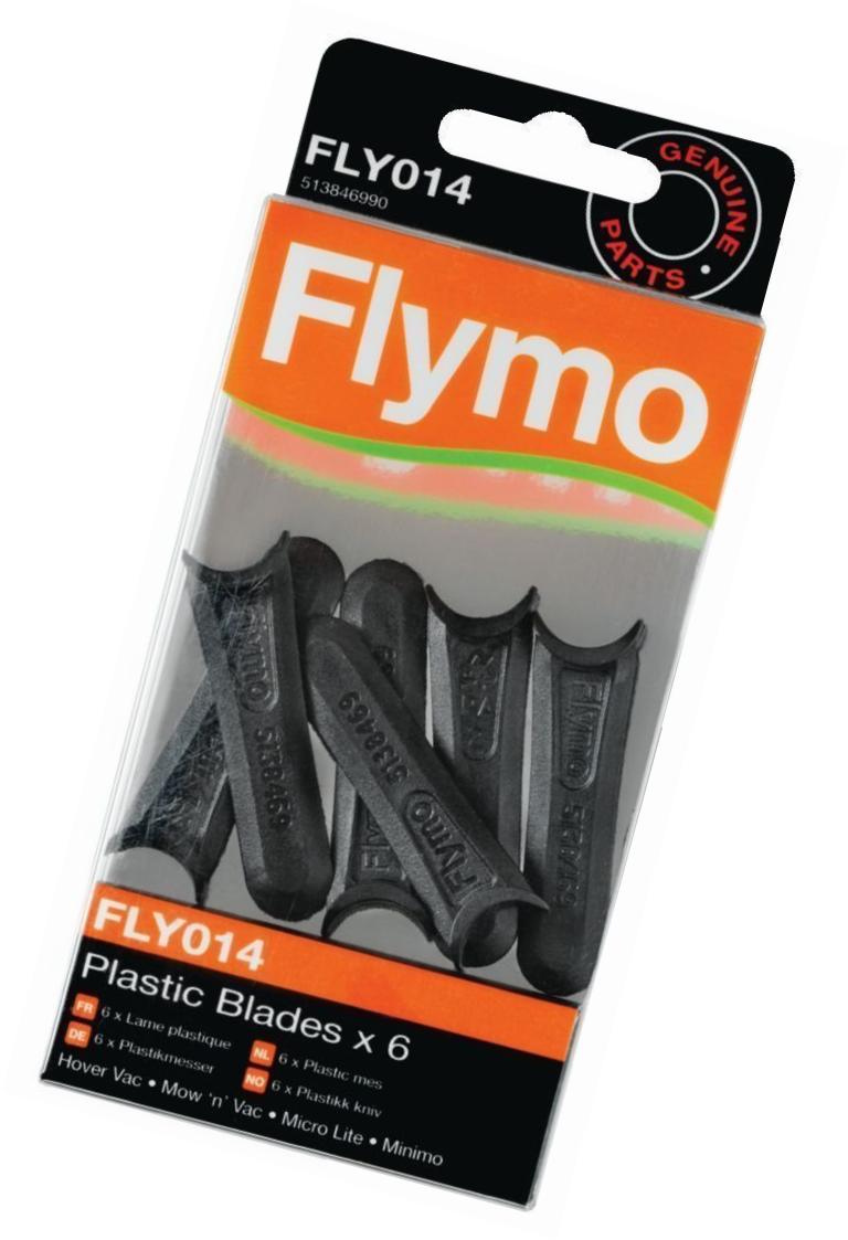 Lame Plastiques X6 Fly014 Pour Tondeuse Flymo Microlite