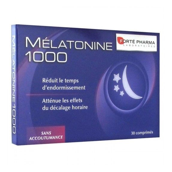 Forte Pharma Melatonine 1000 Endormissement Facilite 30 Comprimes