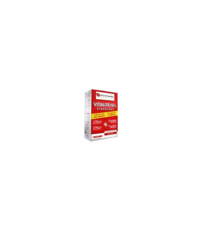 Forte Pharma Vitalite 4g Dynamisant Ginseng Energie Offre Speciale 30 Ampoules