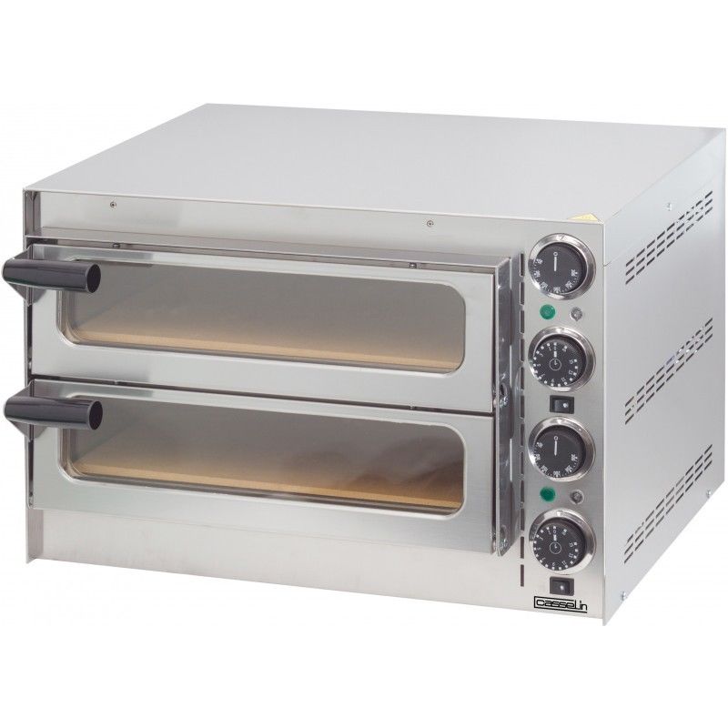 Four A  Pizza Double Electrique Professionnel - 2 Pizzas - Casselin