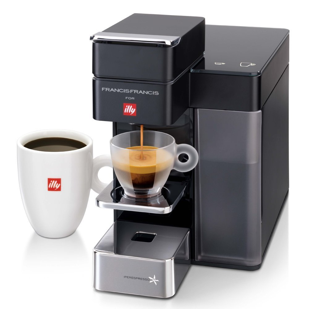 Machine A Cafe Illy - Capsules - Y5 - Blanc - Expresso - 15 Bar