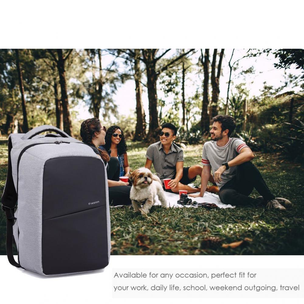 Fresion Sac À Dos Pour Ordinateur Portable Ou Tablette Pc 15.6 Sa(grey-2)