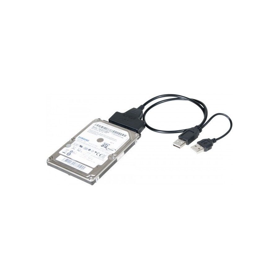 Raccordez rapidement un disque dur SATA 2,5 ou un SSD avec la connectique SATA sur un port USB d'unordinateur.Compatible avec tous les systemes d'exploitation, l'adaptateur ne requiert aucun pilote
