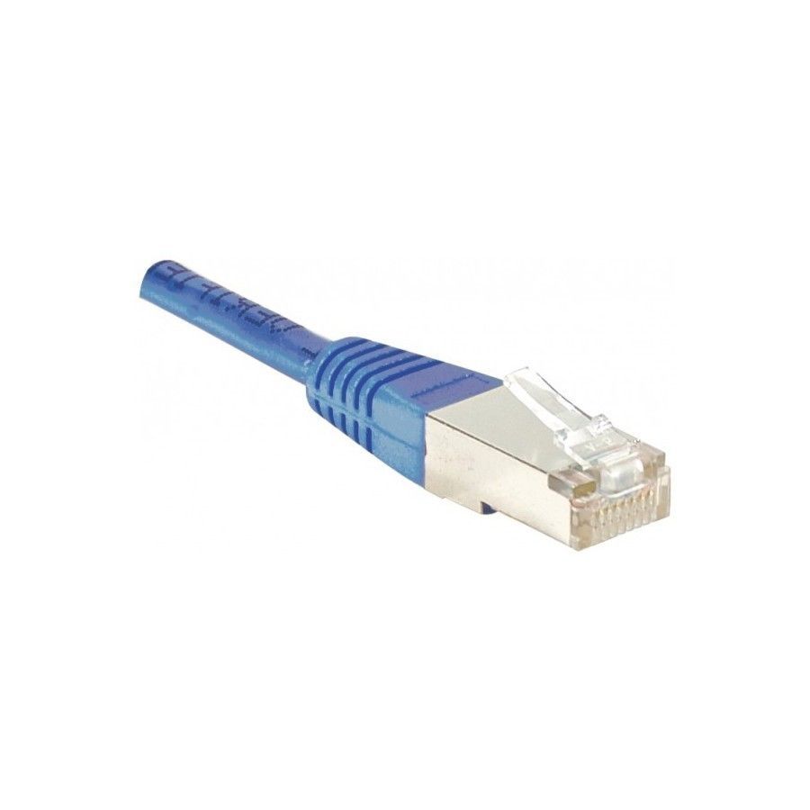 Cordon Rj45 Categorie 6 F/utp Bleu - 5 M