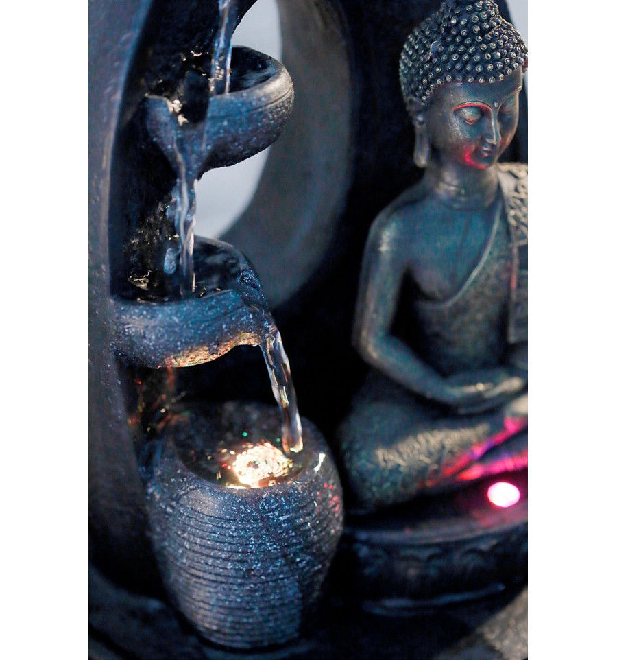 Fontaine Bouddha Harmonie - H 40 Cm - Led