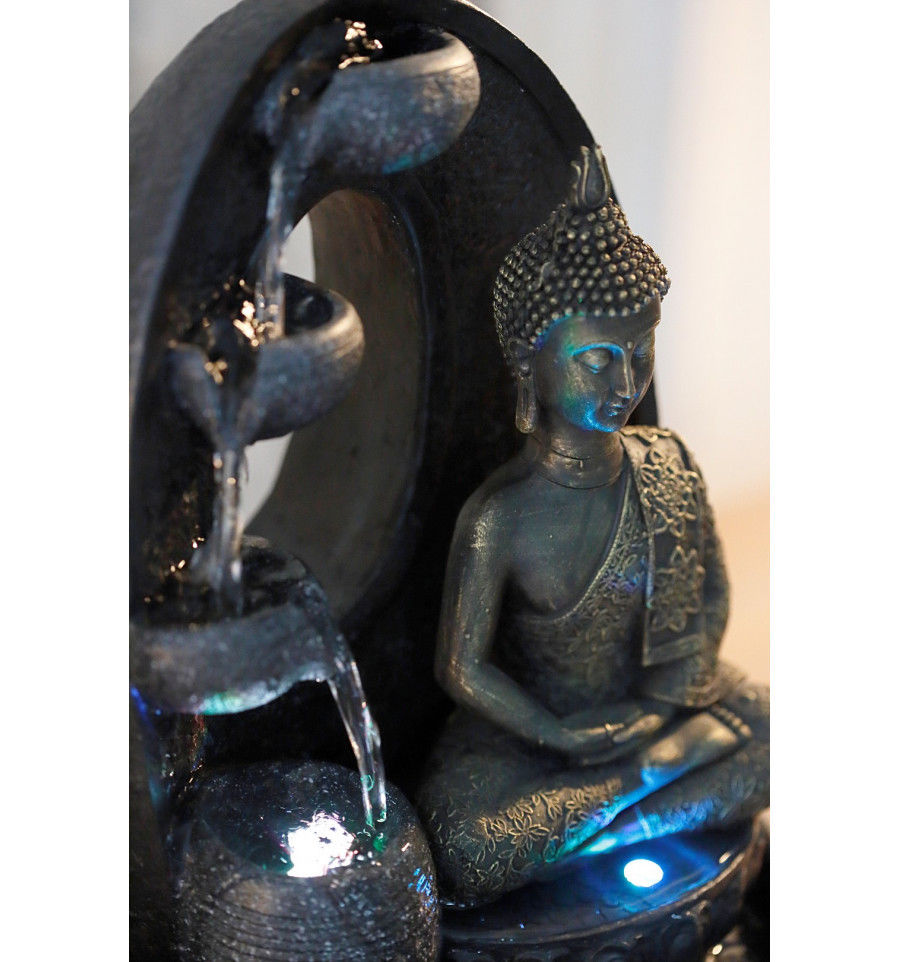 Fontaine Bouddha Harmonie - H 40 Cm - Led